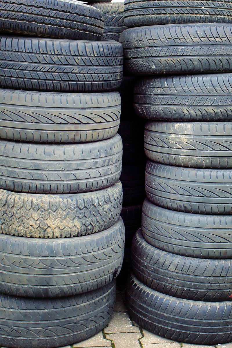 Upcycled Tire Planters